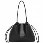 Pingutusn&ouml;&ouml;riga k&auml;ekott Moekas mitmek&uuml;lgne &otilde;lakott must