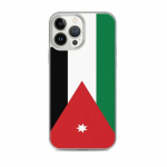 Coque iPhone &ndash; Drapeau Jordanie &ndash; iPhone 13 Pro Max &ndash; Supp &ndash; Mitmev&auml;rviline &ndash; TPU l&auml;bipaistev