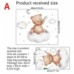 Kuu Pilv Suured Seinakleebised Laste Tubadele Poiste T&auml;hed Suured Seinakleebised Laste Tubadele Karu Magamistoa Kaunistus roosa punane v&auml;rv