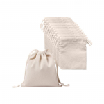 12 tk isetehtud puuvillane hoiukott, 4 suurust kaasaskantav &uuml;hev&auml;rviline pingutusn&ouml;&ouml;ri disainiga j&otilde;ulup&uuml;hade kingitus 10&times;12cm