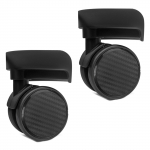 2 tk k&auml;ru rattad asendus raskeveokite rull ratas pagasikasti kohvri jaoks 360 kraadi p&ouml;&ouml;rlev komplekt vaikne ratas 35