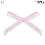 100 tk 20-30 mm v&auml;ikese suurusega satiinlint vibu lill isetehtud k&auml;sit&ouml;&ouml; kaunistamine k&auml;sit&ouml;&ouml; tarvikud kaunistustarvikud as the picture