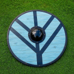 Puidust viikingikilp Cosplay Lahinguv&auml;lja viikingikilp P&otilde;hjala m&uuml;toloogia Valhalla viikingikilp