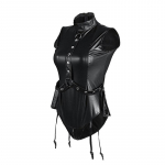 2021 Uusim Moodsad Omadused Naiste M&auml;rg Matt Lakknahast T&otilde;mblukuga Kehakost&uuml;&uuml;m &Ouml;&ouml;klubi Lava Klubi Kost&uuml;&uuml;m Cosplay Kleit 4XL must