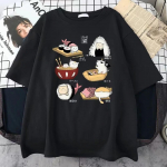Toit Armas Kass Sushi Koomiksistiilis Meeste Puuvillast L&uuml;hikeste Varrukatega Harajuku Vabaaja K&otilde;ik-Matemaatika T-s&auml;rgid &Uuml;lisuured Mood Meeste Tee Riided M