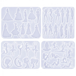 Armas T&uuml;drukute Seeria Silikoonist K&otilde;rvar&otilde;ngavormid Tugevad Silikoonist K&otilde;rvar&otilde;ngavormid Armsa Anime T&uuml;drukute Mustriga Loovatele Juveliiridele