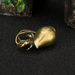 Vintage messingist Erakkrabi kujukesed mereorganismid loomakujud k&auml;sit&ouml;&ouml; kaunistused kontorilaua kaunistused kodukaunistused