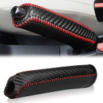 Ehtsast nahast seisupidurikate, spetsiaalne disain, k&auml;sipiduri kaitse, libisemisvastane, &uuml;hilduv s&otilde;idukitega, vastupidav punane