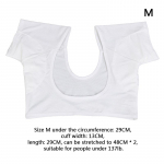 1 tk valge T-s&auml;rgi kujuga higipadjad korduvkasutatavad pestavad kaenlaalused higipadjad L