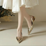 Naiste terava varbaga Pumbad Keskmised paksud kontsad Slingback Sandaalid Kingad Suvised Uued Vintage Naine Naiste Sandaalid Sussid Kingad 35