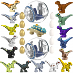 Jura Dinosaurus Pesa Beebi Ehitusklotsid M&auml;nguasjade Kollektsioon Suveniir Kingitus S&uuml;nnip&auml;ev Jura Rex Raptor avokaado