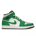 Air Jordan 1 Mid Lucky Green Meeste tossud Must Valge DQ8426-301 42