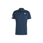 Adidas Club 3-triibuline Tennise Vabaaja L&uuml;hikeste Varrukatega Polo Meeste Topid Sinine GL5458 XS
