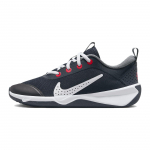 Nike Omni Multi-Court GS Tume Obsidiaan Valge Laste Tennised Sinine Suitsuhall Erepunane DM9027-402 36