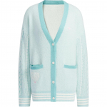 Adidas Originals SS24 V-Day Tikitud T&auml;ht V&auml;rviplokk Vabaaja Kootud Kampsun Naiste Topid M&uuml;ndiroheline JE8281 M
