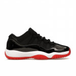 Air Jordan 11 Retro Low GS Bred 2025 Laste tossud Must Valge Varsity-punane FV5121-006 36.5