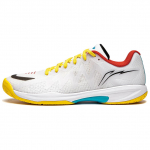 Li Ning lauatennise seeria Ultra Light 1.0 kulumiskindel hingav madala s&auml;&auml;rega treeningjalatsid Unisex tossud Valge Kollane APPU003-4 40⅓