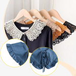 Women Fake Collars Removable Accessories, Easy to Wear, Portable Cape