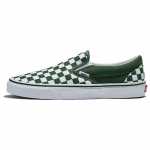 Vans Slip-On Ruuduline Vabaaja Madalad Rula Kingad Unisex Tossud Valge Roheline VN0A7Q5D6QU 36
