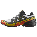 Salomon Speedcross 6 Mugavad libisemiskindlad vastupidavad toetavad madalad matkajalatsid Meestele Matkajalatsid Must Valge Kollane 417378 42