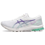 Asics GT-1000 10 Stabiilsus Mugav Kangas Madal L&otilde;ige Treening L&uuml;hikese Distantsi Jooksukingad Naiste toss Valge Lilla 1012B642-101 36