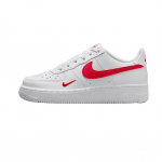 Nike Air Force 1 Lv8 Vabaaja Vastupidav Klassikaline Madala S&auml;&auml;rega Laste Tennised Laste tennised Valge University-Red FV7020-101 38.5