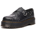 dr. Martens Fusion Nahast Monk Taevasinine Mugavad Mitmek&uuml;lgsed Vastupidavad Madalad Vabaajajalatsid Unisex Vabaajajalatsid Must 41277001 41