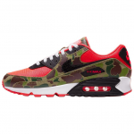 Nike Air Max 90 Reverse Duck Camo Pehmed Mugavad Madalad Jooksusaapad Unisex tossud Must Punane CW6024-600(2024. aasta) 42