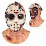 Jasoni mask Hirmutav zombi Kahekihiline mask Halloweeni Cosplay kost&uuml;&uuml;mi rekvisiidiks