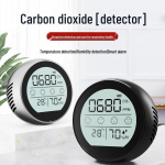 Infrapuna CO2, temperatuuri ja niiskuse NDIR-sensor (Metallist) metroloogilise sertifikaadiga Matte Silver