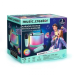 Canal Toys - Music Creator - Mini Station Karaok&eacute; - Enceinte lumineuse avec 2 microphones sans fil - INF 044