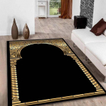 Islami festivali palvevaip moslemite p&otilde;lvili olemise pol&uuml;estermatt Ramadan Kareem moslemitele islami vaip palve p&otilde;randamatid libisemiskindel vaip 120 x160cm