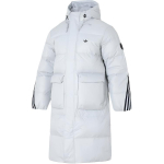 Adidas Originals FW25 Pikk sulejope Kolm triipu Pardisulg Soe L&otilde;tv l&otilde;ige Kapuutsiga Pikk sulekas Unisex &Uuml;ler&otilde;ivad KC2566 M white