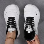 TUINANLE Meeste Naiste Paljajalu Kingad Lai Varbaosa Kunstnahast Tennised Vabaaja V&auml;litingimustes Paeltega K&otilde;nnikingad 42 valge