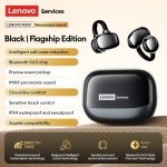 UUS Lenovo RS101 K&otilde;rva-klipsiga T&otilde;eliselt juhtmevabad OWS K&otilde;rvaklapid Bluetooth V6.0 Peakomplekt Spordiks M&auml;ngimiseks K&otilde;rvaklapid Madala latentsiga HD-k&otilde;ne mikrofoniga must