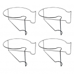 4 tk r&otilde;du piirde lillepoti hoidik Ujuv reelinguga istutusmasina riiul metallist siseruumides v&auml;listingimustes vertikaalsed trepid rippuvad taimepoti klambri statiivi kronstein 4pcs