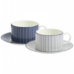 Wedgwood Sinine Geomeetria Luukeraamikast Kohviserviis