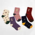 5 paari lilledega laste sokke 5 pairs of flowers