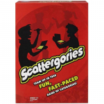 Scattergories Lauam&auml;ng Klassikaline Pere L&otilde;bu T&auml;iuslik M&auml;ngu&otilde;htuteks S&otilde;prade ja L&auml;hedastega kollane