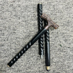 Designer Brass Derby Head Handle Wooden Walking Stick Cane 93.98 cm Father Mother Gift Grandfather Grandmother Gift for Her Him