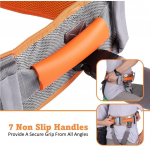 Gait Transfer Belt for Patients Ambulation Medical Supplies Orange Transfer Gait Belt New Assist Secure Walking device Large