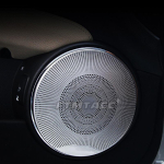 Autode kujundamine Ukse stereok&otilde;lari kaunistus Tweeter Kaaned Kleebised Trim Mercedes Benz C Class W204 Interj&ouml;&ouml;ri Auto 2 PCb0R gray