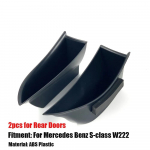 For Mercedes Benz S class W222 S320 S350 S400 S500 2014-20 LHD Car Accessories Door Handle Storage Box Phone Holder Tray Pocket 2pcs For Front Door