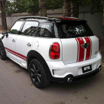 Auto tagaluugi triipkleebised Tagaluugi kleebised MINI Cooper S R50 R55 R56 R60 Clubman F54 F55 F56 F60 Countryman Black