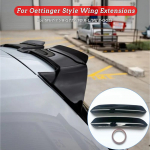 2tk Oettingeri katusespoileri pikenduste klappide jaoks tagatiib Fit VW Golf 7 MK7 7.5 R GTI GTD R-LINE E-GOLF 2012- Carbon Mk7 GTI Gloss black