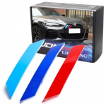 ///M-Color Stripe Diamond Shape Grille ert Trims For 21+ BMW G22 G23 4 Series