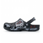 Crocs Classic klotsid Kuradi Naeratus EVA Graffitiga Mugavad Mitmek&uuml;lgsed Augud Kingad Unisex Must 43-44 must