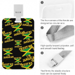 Usalda Mind Ma Olen Jamaikalane Tr&uuml;kitud ID-m&auml;rk Kaardihoidja Vertikaalne Nimesilt Kaelarihmaga Pael