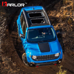 3D s&uuml;sinikkiust kriimukaitse kapoti kile Auto stiilikleebised ja dekaalid Jeep Renegade tarvikutele