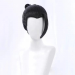 Anime Getou Suguru Cosplay Parukas Geto Suguru Parukas Jujutsu Kaisen Cosplay Pikk Must Kuumuskindel S&uuml;nteetiline Juukseparukas 25cm